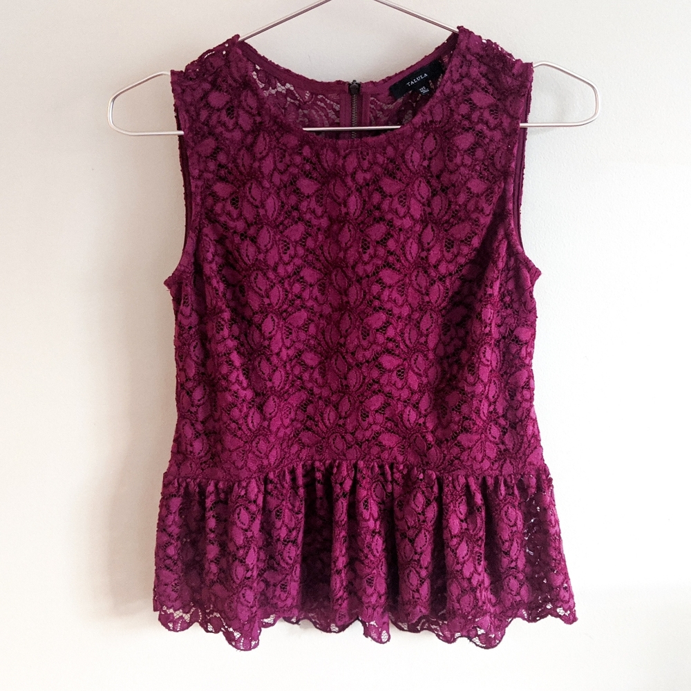 🖤SALE🖤 Aritzia Lace Peplum Top